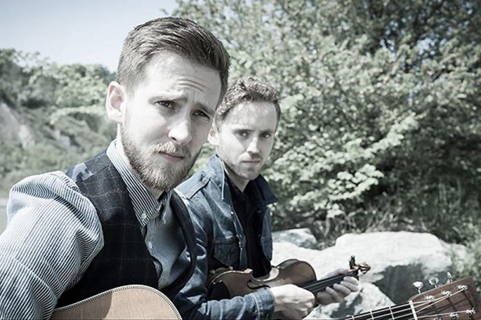 Kingston natives John and James Abrams perform at Peterborough Musicfest in Del Crary Park on Saturday, July 11