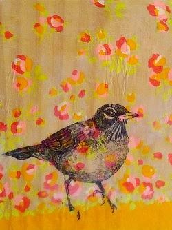 This piece is called "Vintage Robin" and I'm not sure why, but there certainly is something undeniably appealing about it