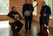 Uwe Kruger, Jens Kruger, and Joel Landsberg are The Kruger Brothers, who are performing on August 15 at Peterborough Musicfest in Del Crary Park