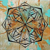 Insight into how the mandalas are rendered and constructed intrigues me, and fortunately Fischer is available for just such an inquiry