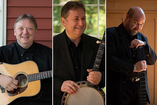 Uwe Kruger (guitar, lead vocals), Jens Kruger (banjo, harmony vocals), and Joel Landsberg (bass, harmony vocals)