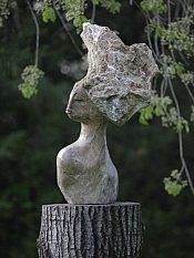 Not only is the raw stone very much alive in this piece, but also almost inconceivably well balanced with the sculpted surfaces