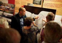 Well over 100 people attended the September 23rd open house at The Canadian Museum to see the five design concepts presented by international architectural firms (photo courtesy of the Canadian Canoe Museum)