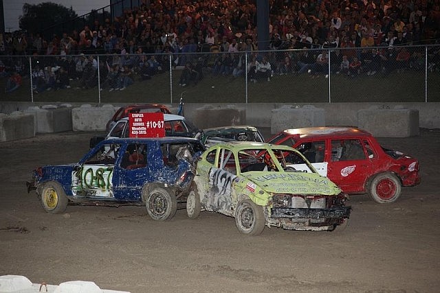 Motor sports happen every evening during the Lindsay Ex at The Grandstand (photo: Lindsay Exhibition)