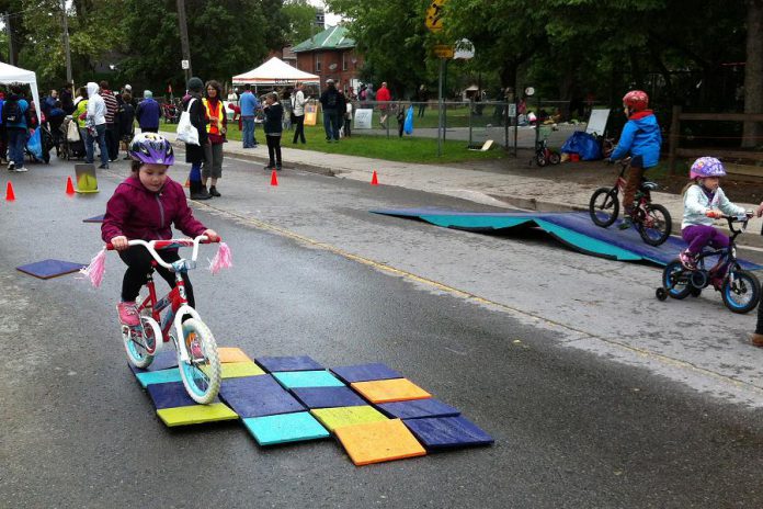 Peterborough's first Fun Street event took place on Stewart Street in May, and GreenUP is organizing another Fun Street event on Saturday, September 26 that takes place on Douro Street in Peterborough's East City (photo: GreenUP)