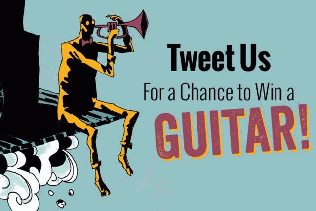 Tweet your best picture during the festival for a chance to win a Fender acoustic guitar