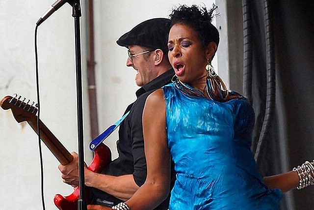 Blues powerhouse Shakura S'Aida and her 10-piece band perform at a free concert at Memorial Park at 8 p.m. on Friday