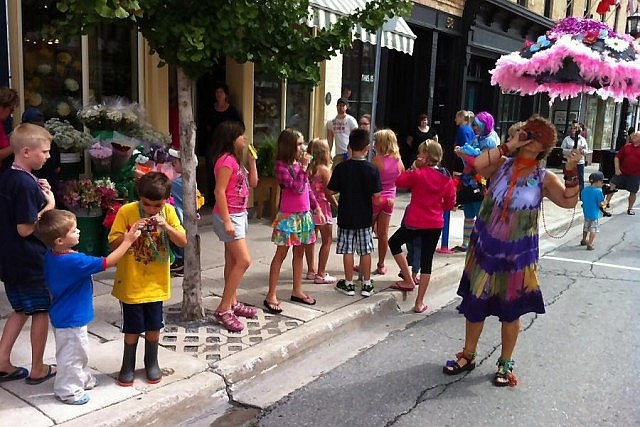 There's a free family street party at 11 a.m. on Saturday on Queen Street in downtown Port Hope
