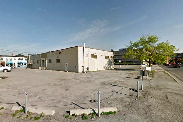 Investors Group will be moving into the former Craftworks building at Sherbrooke and Water in downtown Peterborough (photo: Google)
