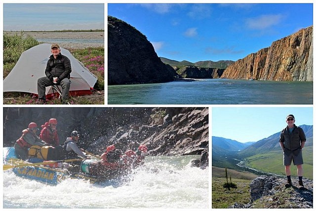 Ron will speak about his experiences in the land and the country, including rafting through Yukon in the summer (photo: Ron James)