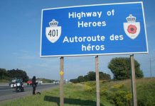 Between 2016 and 2021, 117,000 trees will be planted along the stretch of Highway 401 between Trenton and Toronto known as the Highway of Heroes