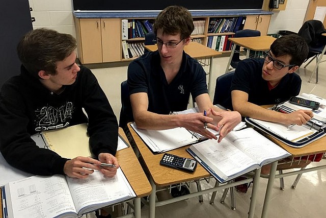 Advanced math placement allows St. Thomas Aquinas students to earn credits for university or college