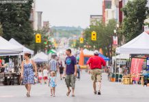 Peterborough Pulse, Downtown Peterborough's first open streets event in July 2015, was a huge success and plans are underway for a bigger and better event in 2016 (photo: Linda McIllwain / kawarthaNOW)