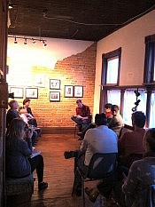  Author Andrew Forbes reading from 