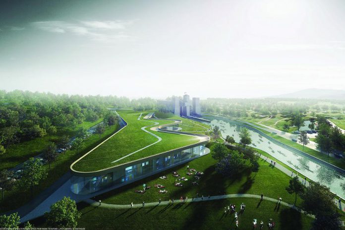 The winning design for the new Canadian Canoe Museum from heneghan peng architects of Dublin, Ireland, and Kearns Mancini Architects of Toronto (photo courtesy of Canadian Canoe Museum)