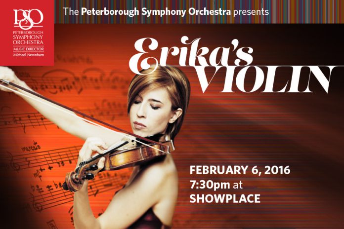 The Peterborough Symphony Orchestra welcomes acclaimed violinist Erika Raum for a performance of her mother's beautiful and dramatic Concerto for Violin (Faces of Woman)