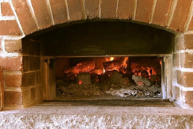 Hard Winter Bread Company built their own wood-fired oven with help from friends and family (photo courtesy of Hard Winter Bread Company)