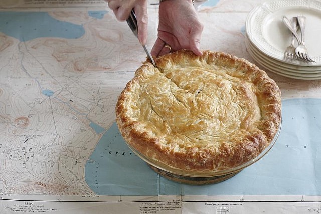 One of Wendy's Antarctica recipes: Lena's Cabbage Pie