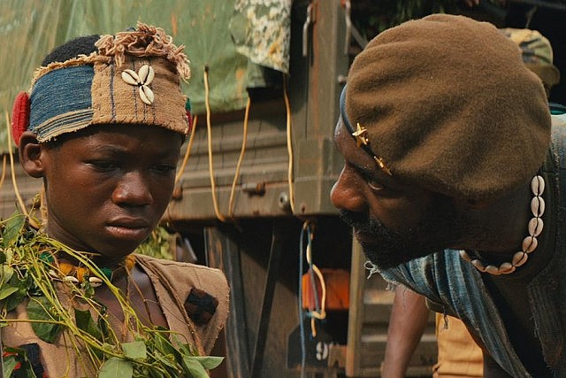 Neither Abraham Attah or Idris Elba, who star respectively as a child soldier and a mercenary commander in the award-winning Netflix film "Beasts of No Nation", received any Oscar nominations for their acclaimed performances, despite Attah winning the  Marcello Mastroianni Award for Best Young Actor or Actress at the Venice International Film Festival and Elba winning the a Screen Actors Guild award for Outstanding Performance by a Male Actor in a Supporting Role
