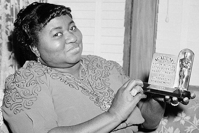 Hattie McDaniel won the Best Supporting Actress Oscar 76 years ago for her role as Mammy, the head slave at the fictional Southern plantation in "Gone With the Wind"