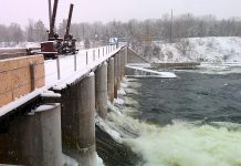 The existing hydroelectric station on the Otonabee River at London Street in Peterborough currently produces 4 megawatts of hydroelectric power. The new generating station will produce an additional 6 megawatts of green power by the summer of 2016.