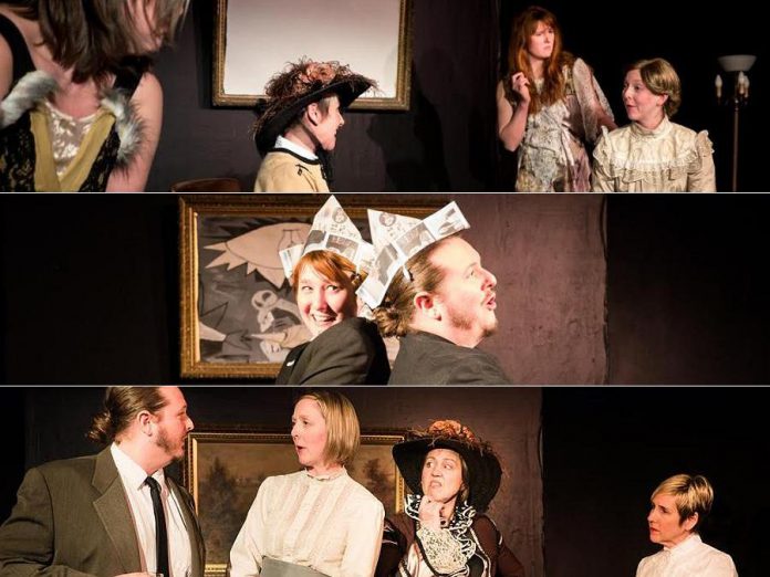 The Theatre on King in Peterborough presents three one-act plays by Alice Gerstenberg: "Overtones", "The Illuminati in Dramatis Libre", and "He Said and She Said" (photos: Andy Carroll)