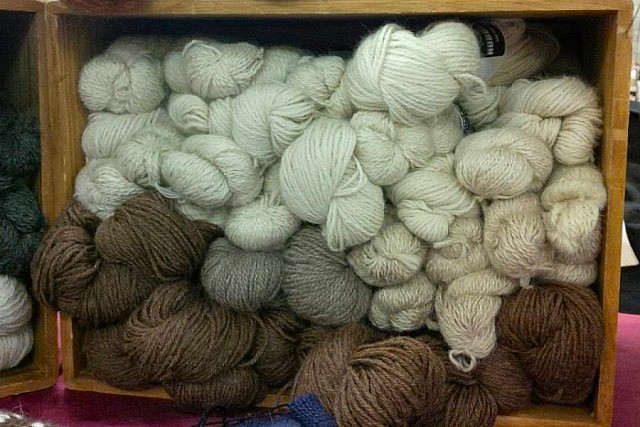 Alpaca yarn at The Alpaca Shop