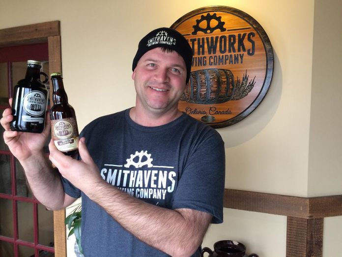 Although their name is changing from Smithworks to Smithhavens, co-owner Randy Smith says that the family-run craft brewery produces the same great beer (photo: Eva Fisher)