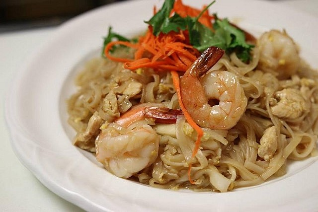 Orchid Thai Bistro's Pad Thai contains fresh jumbo tiger shrimp (photo: Orchid Thai Bistro)