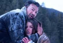 Aleks Paunovic as Lee and Marie Avgeropoulos as Cheryl in the Canadian indie adventure-thriller "Numb", which screens at the Market Hall in Peterborough on March 23 (photo: Jan Kiesser)