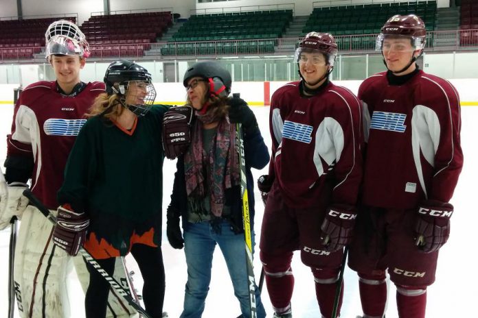 Local celebrities Michelle Ferreri and Linda Kash will be among volunteers at the Petes' first home playoff game against the North Bay Battalion raising awareness about Peterborough's Community Counselling and Resource Centre