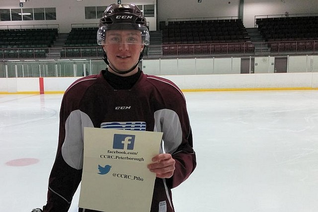 Fans can enter a Twitter contest during the game to win two seats at the Peterborough Petes' table during a CCRC fundraiser in April. Other prizes to be won during the game include a Petes' team photo and a jersey signed by all the players