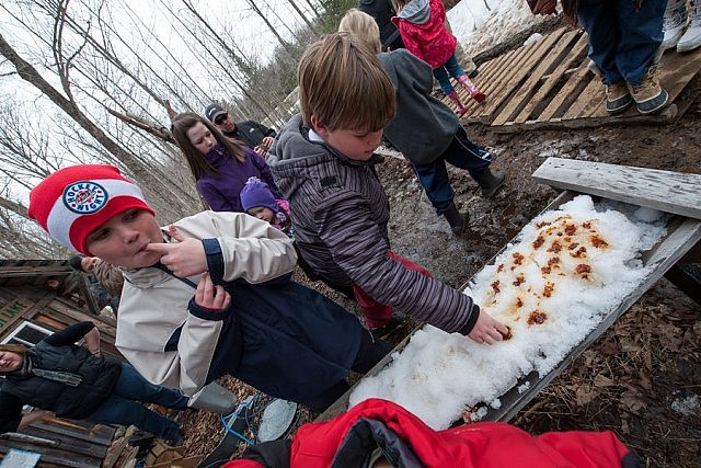 Minden's maple syrup festival includes a sugar bush tour at Wintergreen Maple Products & Pancake Barn (photo: Wintergreen Maple Products / Facebook)