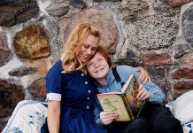 Monica Dottor as Laura O'Brien and Liam Davidson as George O'Brien in the original 4th Line Theatre production of "The Hero of Hunter Street" written by Maja Adral and directed by Kim Blackwell. The play premieres this June at the Winslow Farm in Millbrook. (Photo: Rebekah Littlejohn, courtesy of 4th Line Theatre)