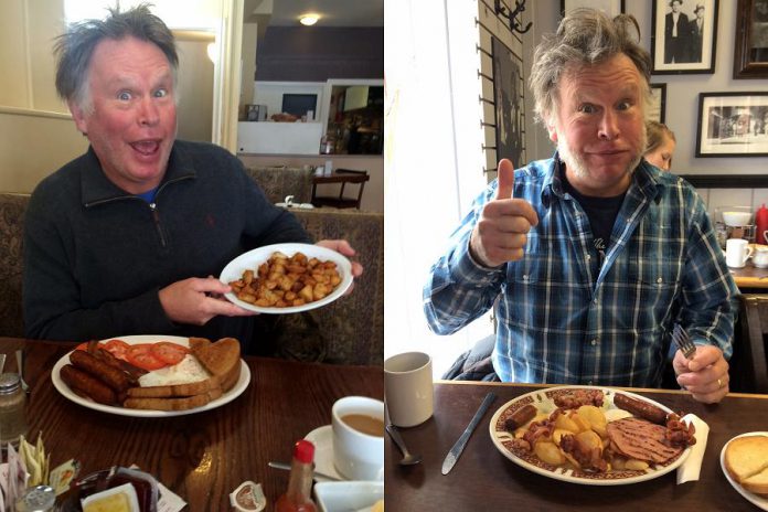 In this four-part series, food writer Eva Fiaher's dad Washboard Hank is your guide to the best breakfasts in Peterborough (photos: Eva Fisher / kawarthaNOW)