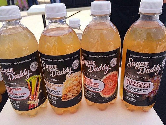Innovative flavours of Sugar Daddy Sodas are available to sample at the market (photo: Eva Fisher)