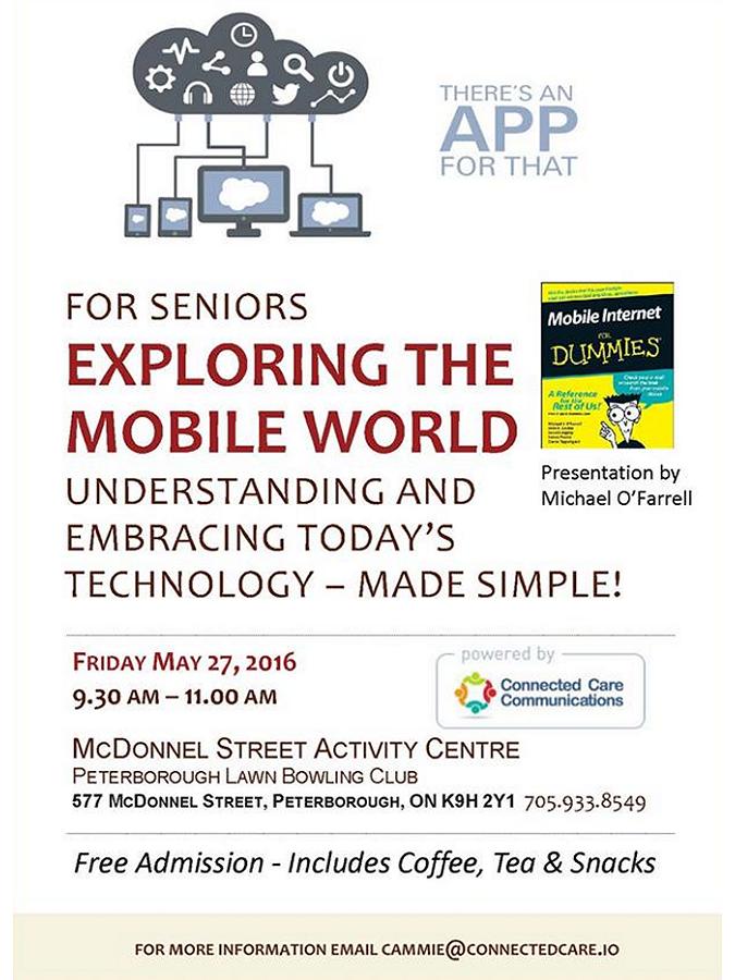 "Exploring the Mobile World" workshop is on May 27