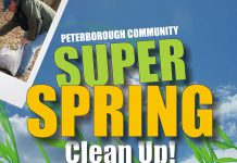 The Rotary Community Super Spring Clean-Up takes place at Confederation Square, Beavermead Park, Morrow Park, Kinsmen Park, Riverview Park and Zoo, Bowers Park, and Rotary Park in Ennismore