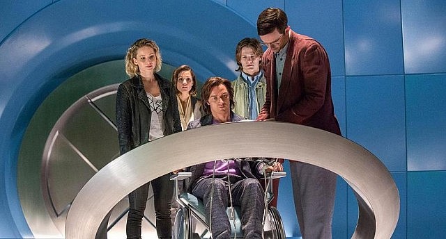 Jennifer Lawrence as Raven/Mystique, Rose Byrne as Moria MacTaggert, James McAvoy as Charles/Professor X, Lucas Till as Alex Summers/Havok, and Nicholas Hoult as Hank McCoy/Beast 