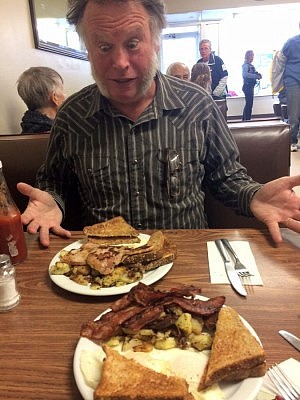 "Look at all this food! I'm not going to have to eat until at least 7:00 tonight." - Hank (photo: Eva Fisher / kawarthaNOW)