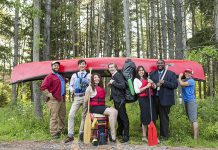 FastStart's Kawartha Backcountry Entrepreneurship Experience is a unique three-day bootcamp for young entrepreneurs that combines classroom learning with wilderness experience (photo: FastStart Peterborough)