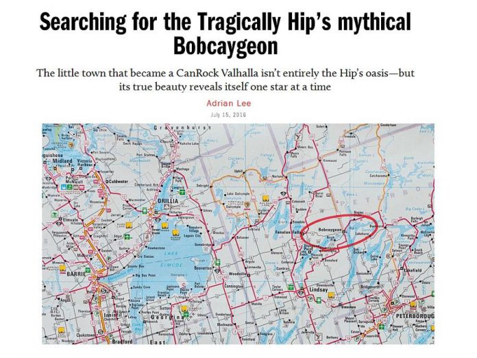 Writer Adrian Lee profiles the town of Bobcaygeon in the digital edition of Maclean's magazine