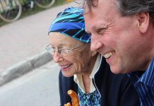 "It's hard to lose such a strong woman" - Terry Guiel, Executive Director of Peterborough DBIA, pictured in happier days with Erica Cherney (photo courtesy Peterborough DBIA)