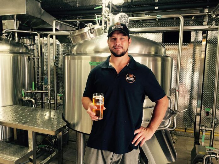 Brewmaster and owner of the Bancroft Brewing Company Logan Krupa is looking forward to expanding operations with a new seven hectalitre brewing system. (Photo: The Bancroft Brewing Company)
