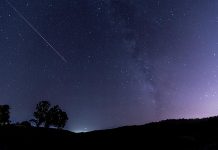 A Perseid meteor from August 12, 2015 (photo: Wilson Lam / Flickr)