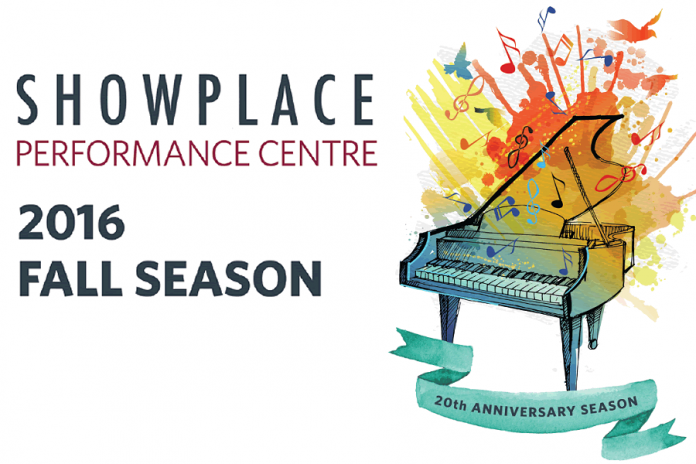 Showplace Performance Centre's 20th anniversary season this fall offers something for everyone, with a wide range of entertainment options (graphic: Amy LeClair)