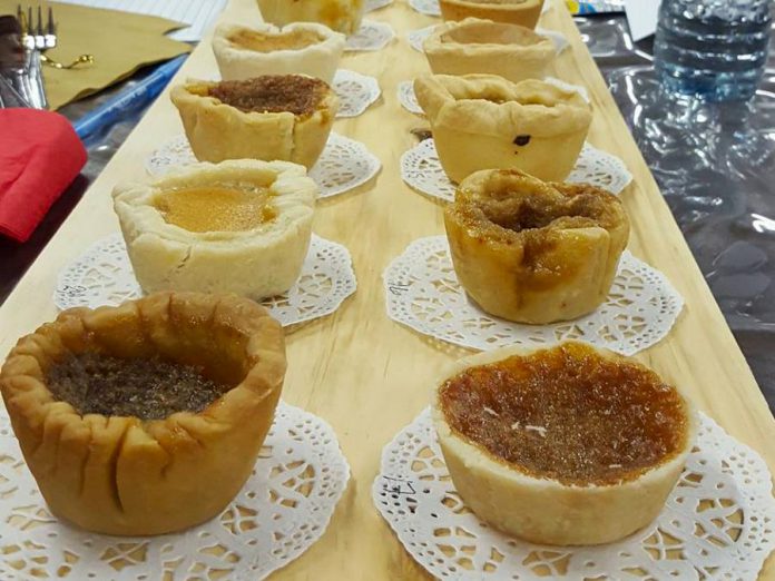 Some of the butter tarts entered in the 4th annual Butter Tart Taste-Off, hosted by Kawarthas Northumberland Butter Tart Tour in Peterborough on September 24 (photo: Kawarthas Butter Tart Tour / Facebook)