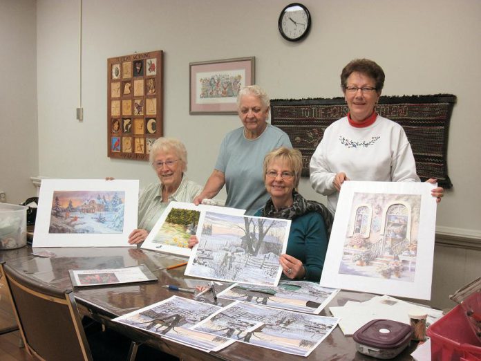 Among its many program offerings this fall for people 50 and over, Activity Haven offers arts instruction including watercolour and oil painting, quilting, Bunka embrodiery, Swedish weaving, digital photography, and more (photo courtesy Activity Haven Seniors Centre)