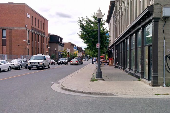 Hunter Street Books, author Michelle Berry's new bookstore scheduled to open in early November, will be located at the corner of Hunter and Chamber St. just west of George St. in downtown Peterborough (photo: kawarthaNOW