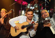 Award-winning Canadian guitarist and instrumentalist Johannes Linstead, who fuses virtuoso Spanish-style guitar with Afro-Cuban, Middle Eastern, and Latin American percussion and instrumentation, performs with his band at the Market Hall in downtown Peterborough on October 14 (photo: Johannes Linstead / Facebook)